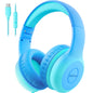 EarFun K1 Kids Headphones Wired with Mic, Volume Limit Headphones for Kids