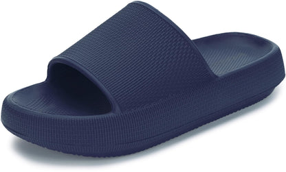 BRONAX Cushioned Thick Sole Pillow Slippers for Women and Men Y10