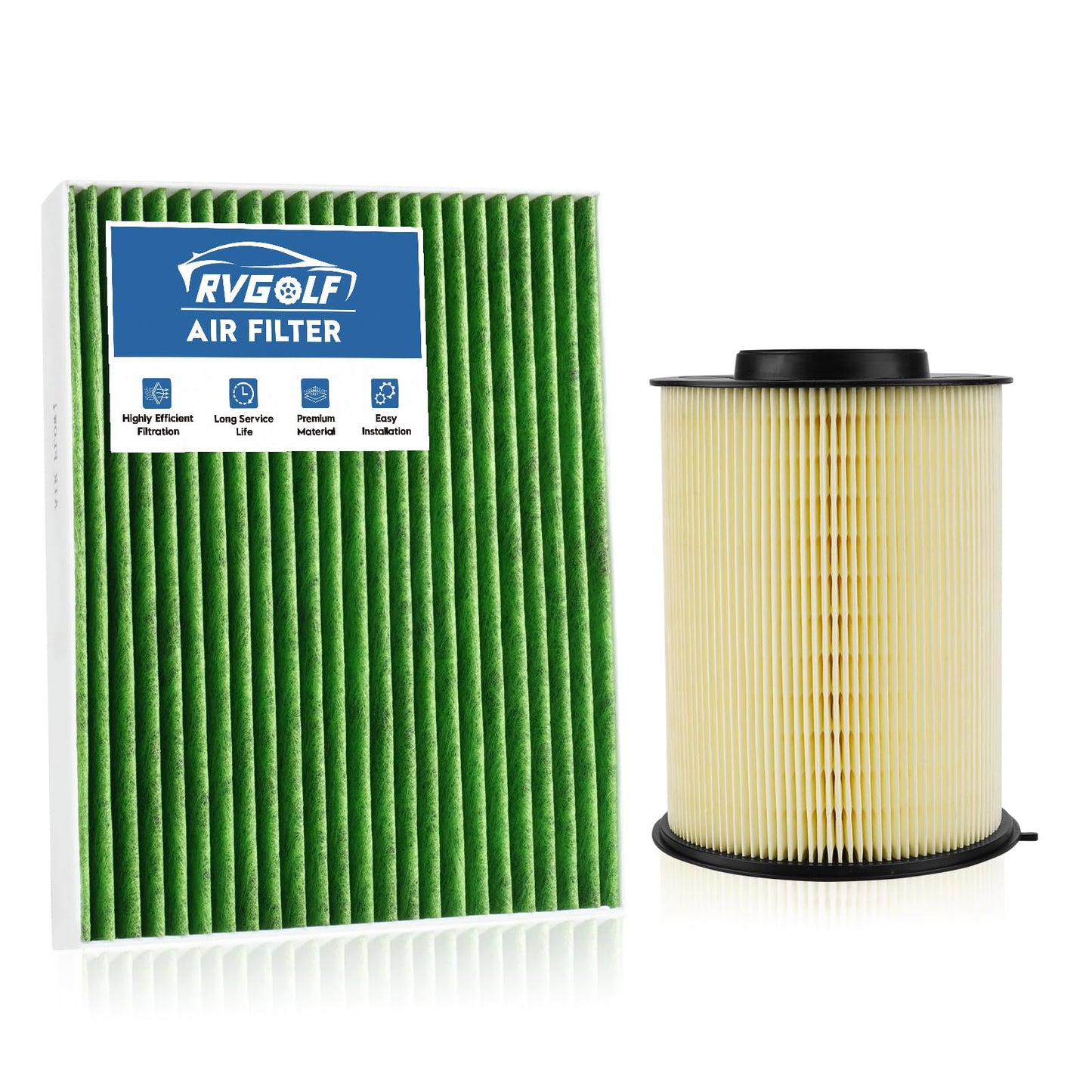 Engine+Cabin Air Filter Fit for 2014-2020 Rogue, 2017-2022 Rogue Sport