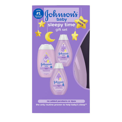 Johnson's Baby Sleepy Time Gift Set, 3 Items
