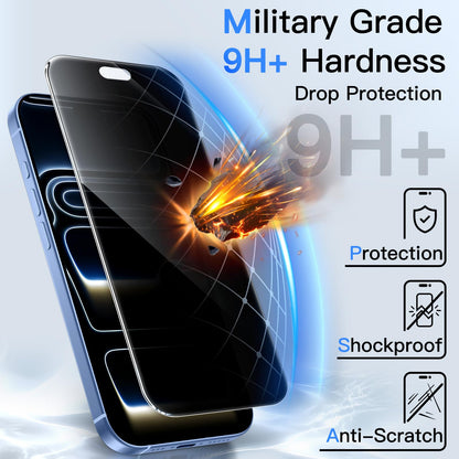 JETech Privacy Screen Protector for iPhone 17 Pro Max, 2-Pack
