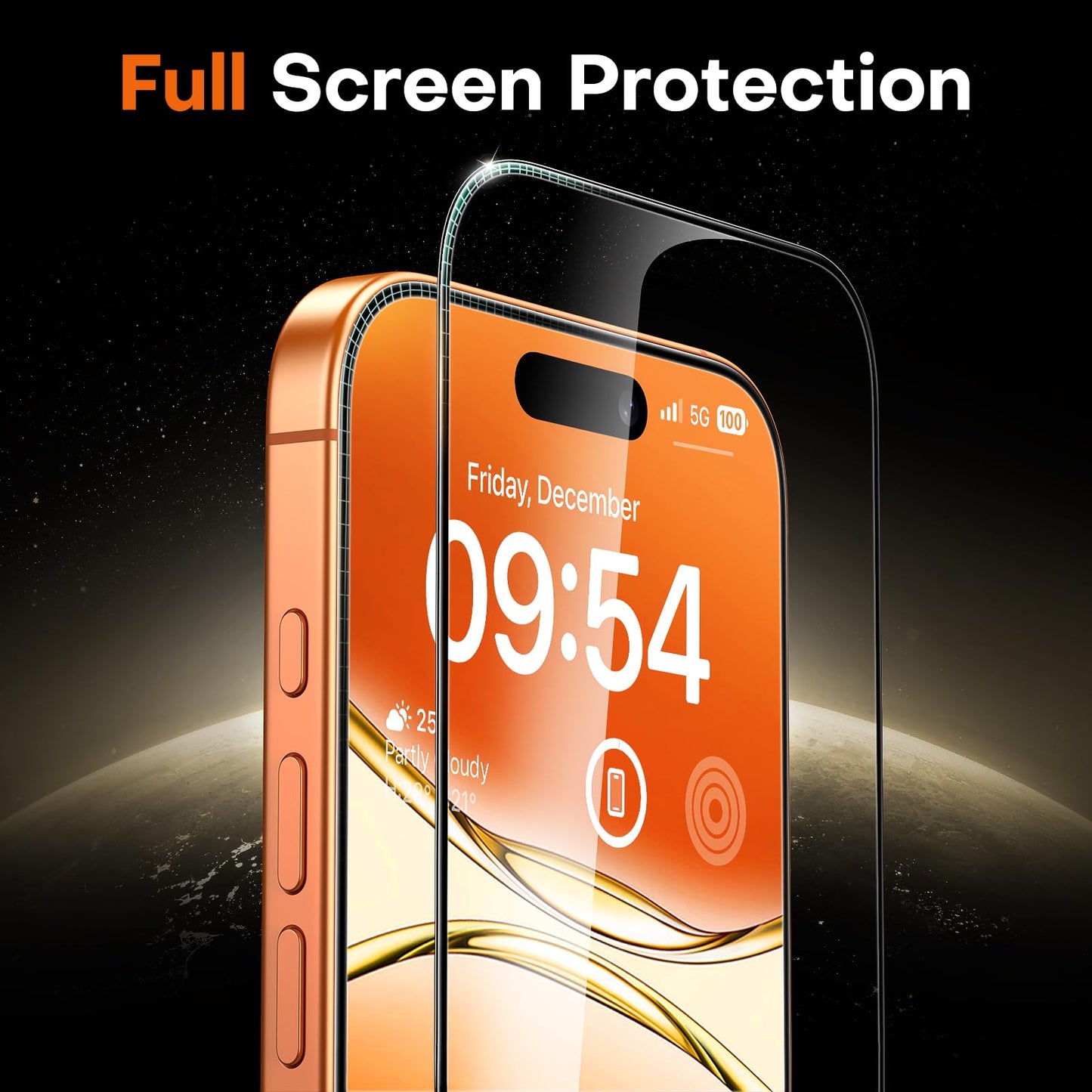 TOCOL for iPhone 17 Pro Max Screen Protector, Clear