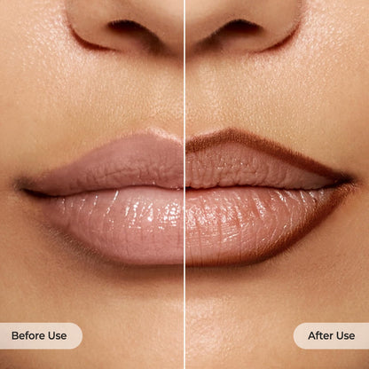 Laka Lip Liner - Smooth & Blendable Soft Matte Lip Contour Pencil for Shaping & Overlining Lips | Waterproof Formula, Oil-Cleanse Off, Long-Lasting Wear | #01 Bare Memory (Warm Beige)