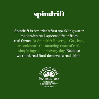 Spindrift Sparkling Water, 4 Flavor Variety Pack, Made with Real Squeezed Fruit, 12 Fl Oz (Pack of 20)