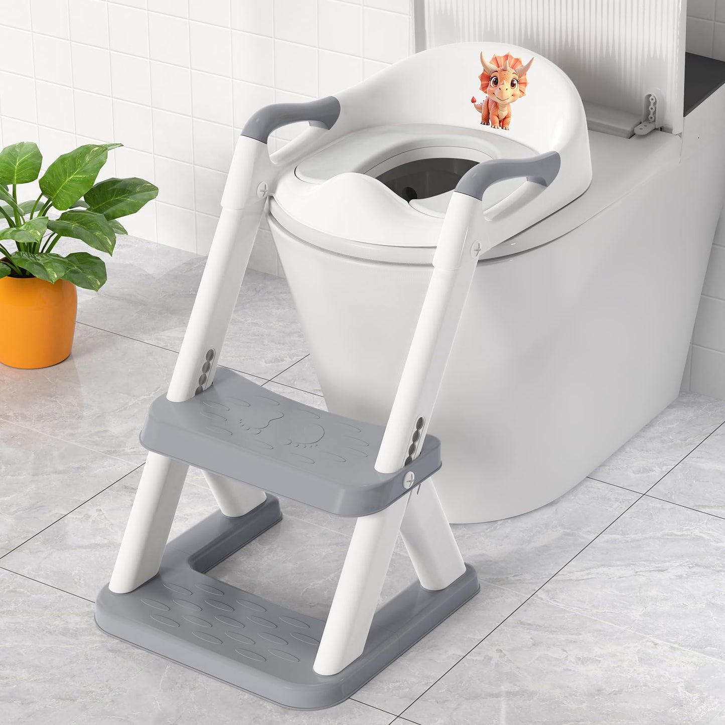 Potty Training Toilet for Toddlers, 2-in-1 Potty Training seat, Anti-Slip