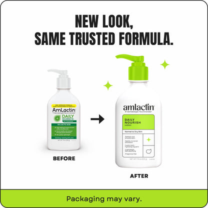 AmLactin Daily Nourish Body Lotion, 12% Lactic Acid, 14.1 oz