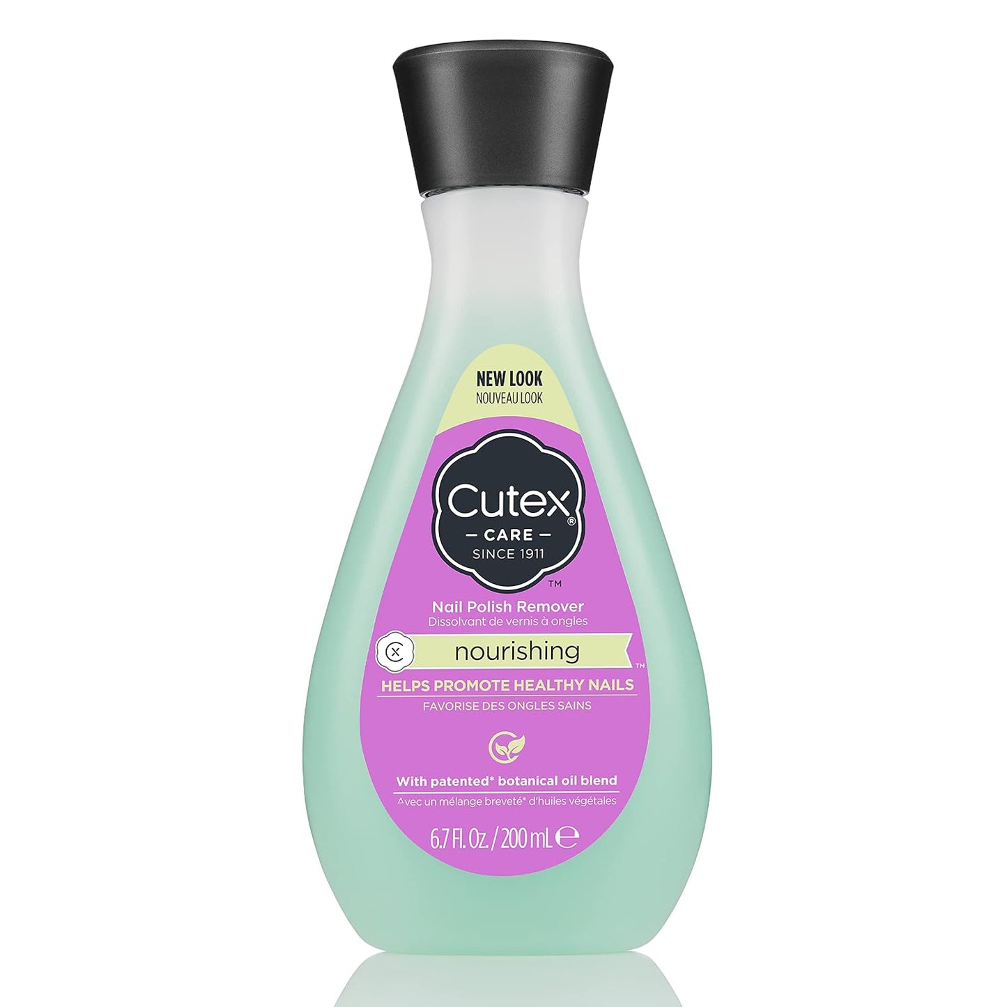 Cutex Nail Polish Remover, Strength Shield, Leaves Nails Looking Healthy, Contains Vitamins E, B5 & Hydrolyzed Silk, 6.76 Fl Oz