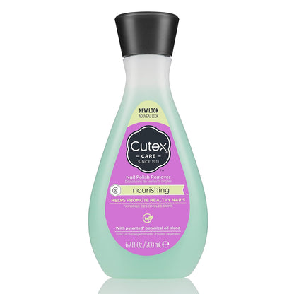 Cutex Nail Polish Remover, Strength Shield, Leaves Nails Looking Healthy, Contains Vitamins E, B5 & Hydrolyzed Silk, 6.76 Fl Oz