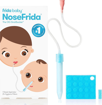 Frida Baby NoseFrida SnotSucker Nasal Aspirator for Baby, 4 Hygiene Filters