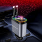Retractable Car Charger, 4-in-1 Fast Charger with USB-C & USB-A