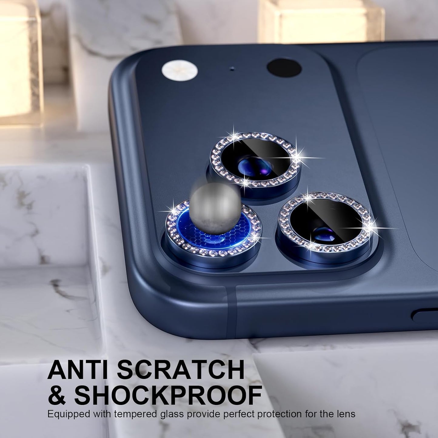 Choiche for iPhone 16 Pro/iPhone 16 Pro Max Camera Lens Protector