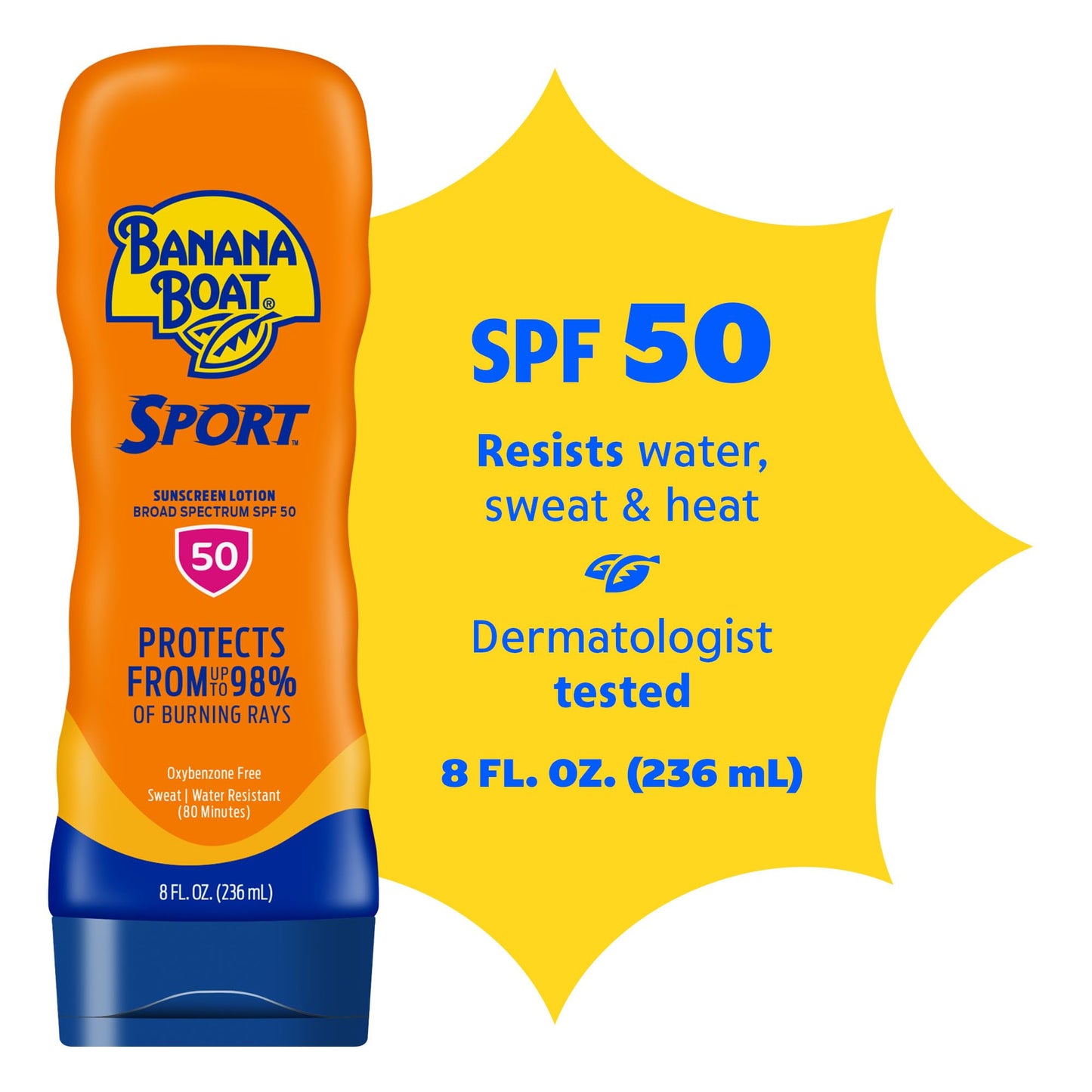 Banana Boat Sport Ultra Sunscreen Lotion SPF 30, Travel Size 3oz Twin Pack, Sweat & Water Resistant Sunblock for Active Lifestyle(Pack of 2)