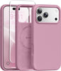 GONEZ Magnetic for iPhone 17 Pro Max Case, Silicone Cover Stone