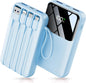 HELLEE 15000mAh Portable Charger Power Bank, 45% Smaller Built-in 4 Cables