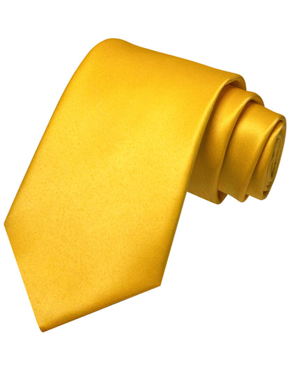 JEMYGINS Solid Color Tie Mens Necktie for Business and Wedding