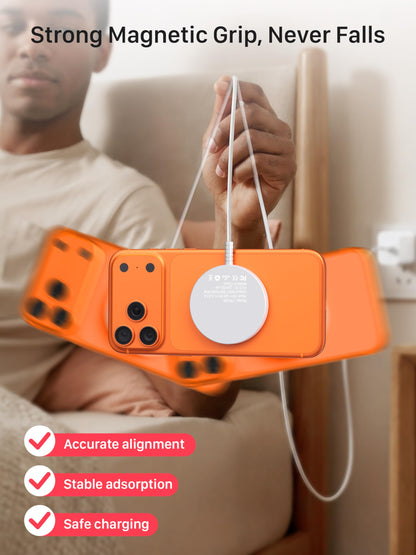 Magsafe Charger Magnetic Wireless Charge iPhone: Strong Magnet Charging Pad