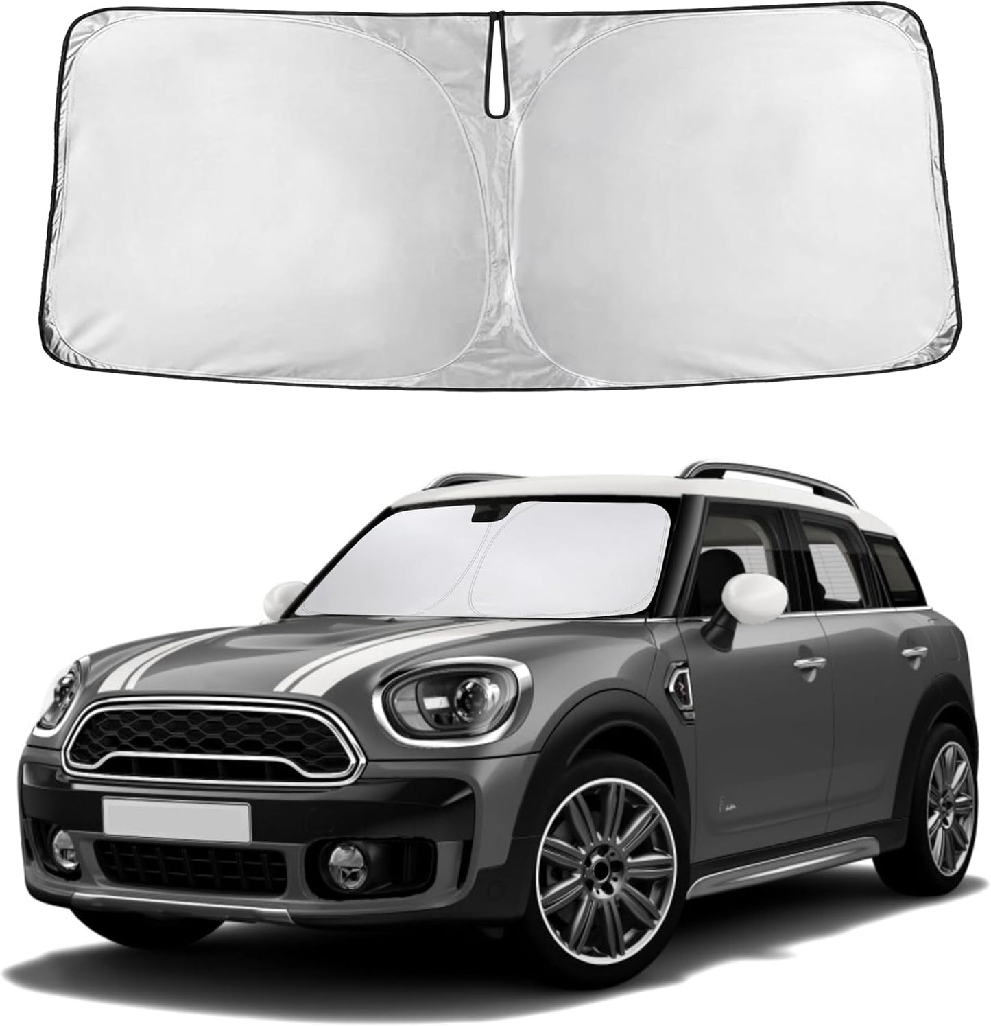 Econour Car Windshield Sun Shade, Front Window Sun Blocker for SUVs,Sedan