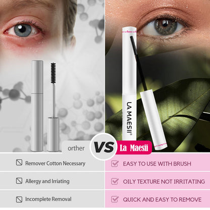 LA MAESII Lash Bond&Seal Remover Kit 3 in 1,Lash Cluster Glue Waterproof