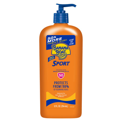 Banana Boat Sport Ultra Sunscreen Lotion SPF 30, Travel Size 3oz Twin Pack, Sweat & Water Resistant Sunblock for Active Lifestyle(Pack of 2)