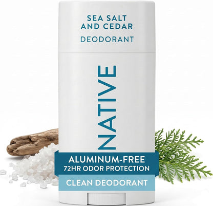Native Deodorant Contains Naturally Derived Ingredients, 72 Hour Odor Control, Deodorant for Women and Men, Aluminum Free, Coconut & Vanilla 2.65oz