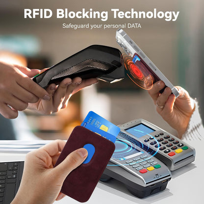 Magnetic Wallet Cell Phone Card Holder for Phone Case with Mag-Safe