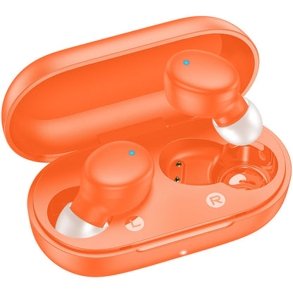 kurdene Wireless Earbuds Bluetooth 5.3 in Ear Buds Light Weight Headphones,Deep Bass Sound,Built in Mics Headset,Clear Calls Earphones for Sports Workout Glossy Black