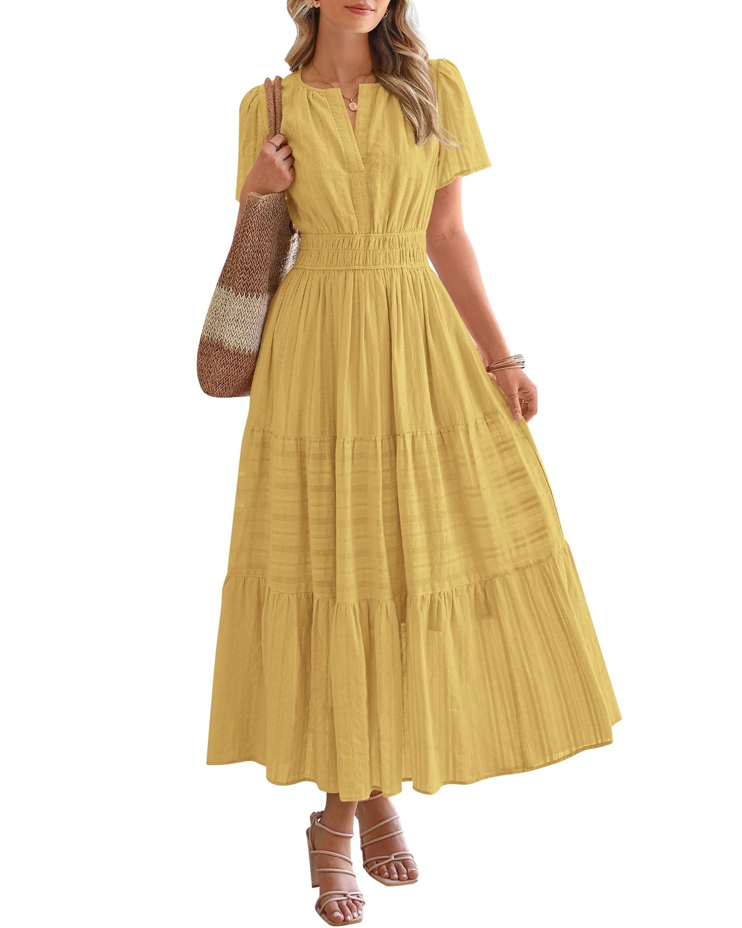 BTFBM Womens Summer 2026 Casual Maxi Dresses