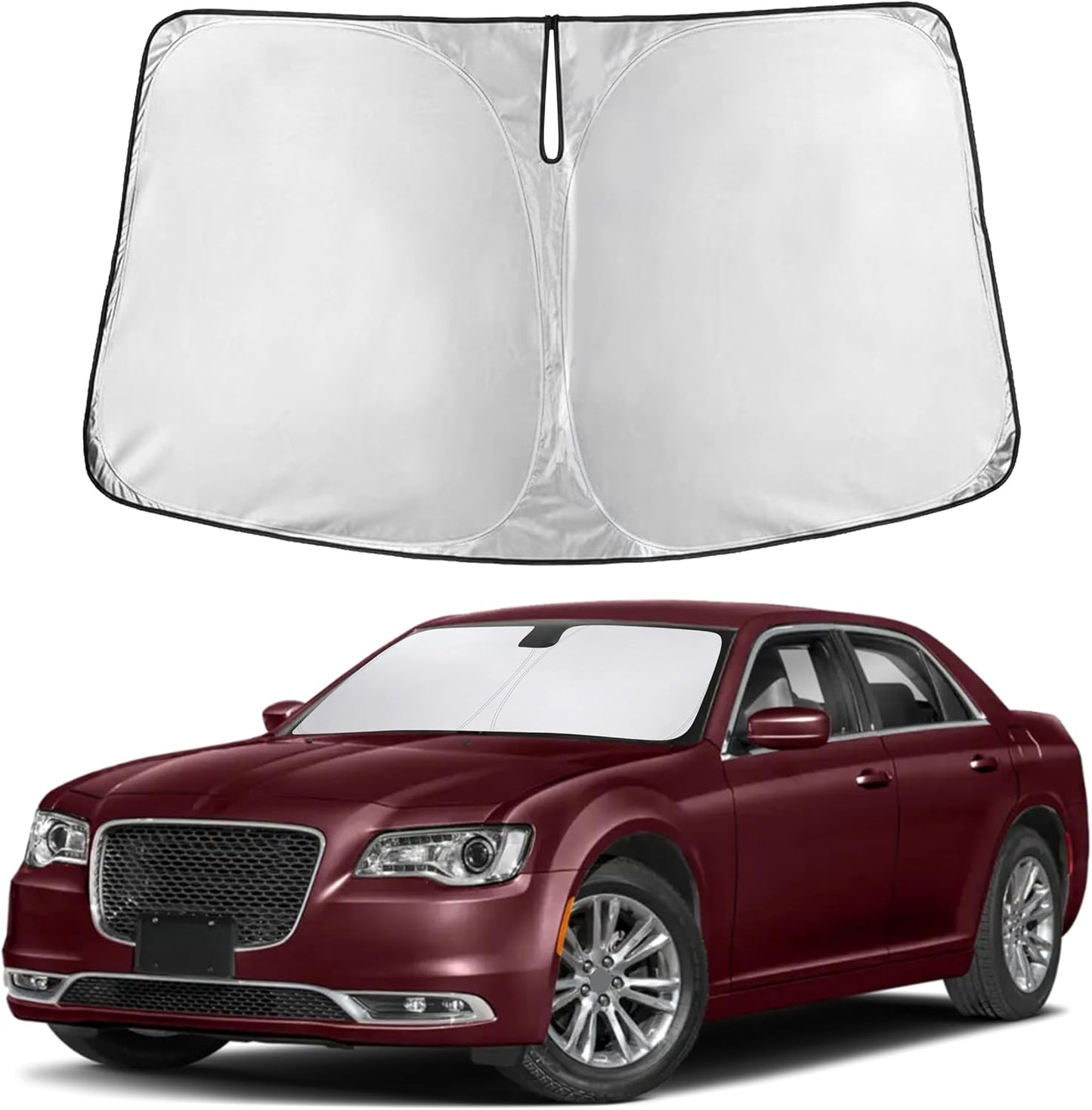 Econour Car Windshield Sun Shade, Front Window Sun Blocker for SUVs,Sedan