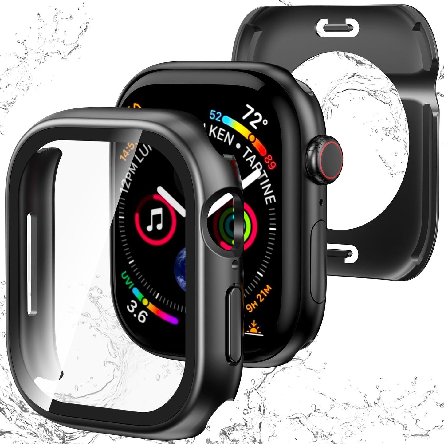 YIJDACASE 3 in 1 Waterproof Case for 40mm Apple Watch SE 3/2/1 Series 6/5/4