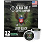 Black Rifle Coffee Medium Roast K Cup Coffee Just Black 32 Count