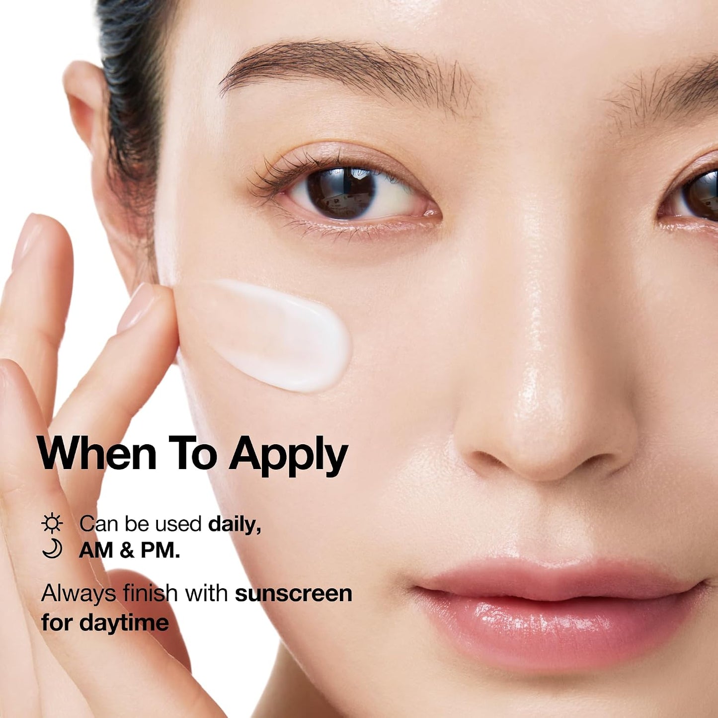 Anua PDRN Hyaluronic Acid 100 Moisturizing Cream, 2.02 fl oz | Lightweight, Non-Greasy Hydrating Face Moisturizer with Salmon DNA for Glass Skin, Korean Skincare