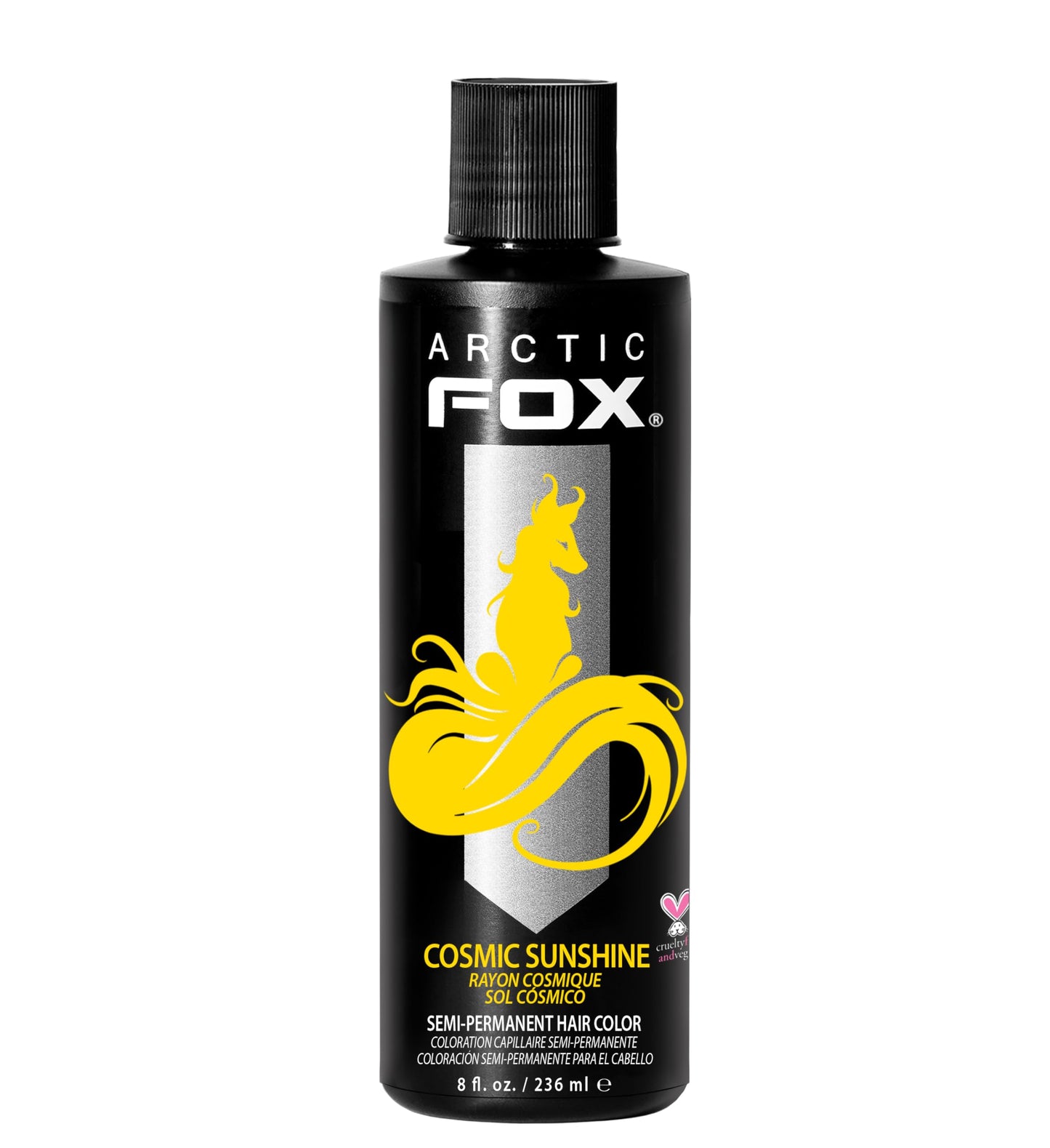 ARCTIC FOX Semi-Permanent Hair Dye - Sunset Orange, Vegan - 2 x 8 oz