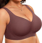 Vertvie Jelly Bras for Women No Underwire Minimizer Support