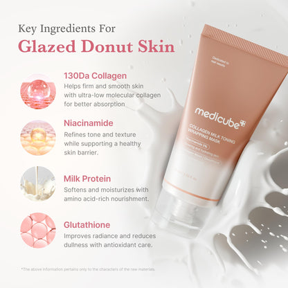 medicube Wrapping Mask Collagen - Overnight Peel Off Facial Mask