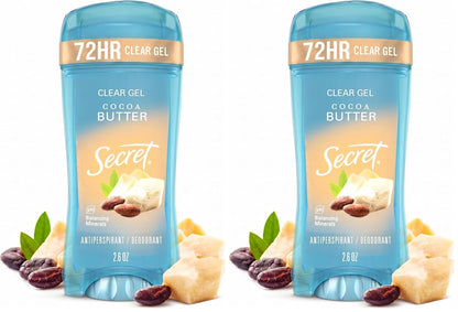 Secret Fresh Antiperspirant Deodorant for Women, 72hr Freshness on the Rocks with Pro-Hyaluronic Acid, Miami Mocktails Edition, Clear Gel, Pineapple Paradise with Pineapple & Coconut Scent, 2.6 oz