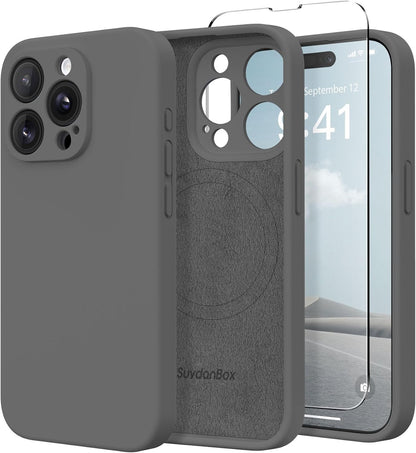 Magnetic for iPhone 17 Case Silicone Matcha
