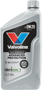 Valvoline Advanced Full Synthetic SAE 0W-20 Motor Oil 5 QT