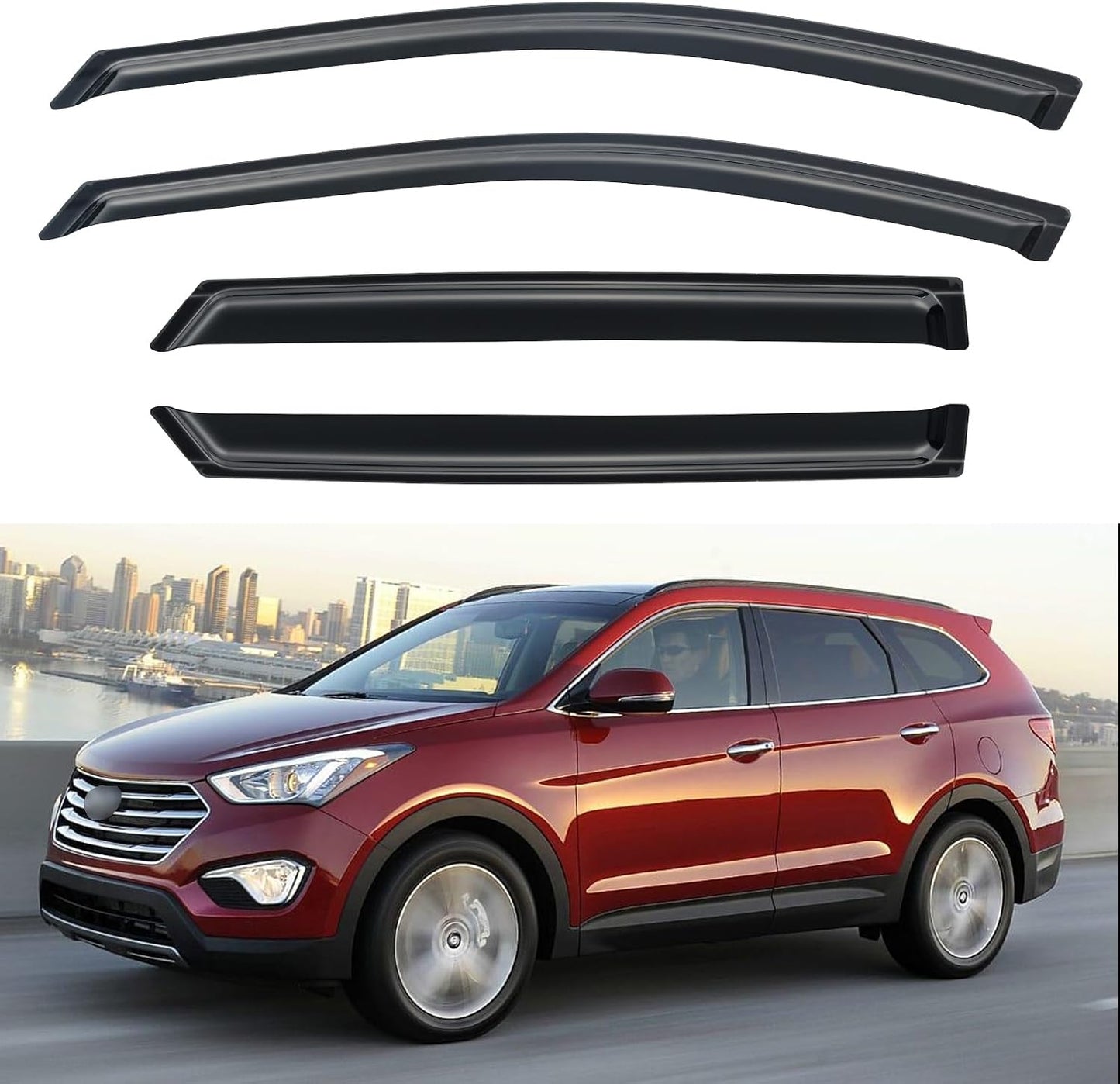 Window Visors Rain Guards for 2020-2025 Nissan Sentra