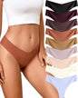 Take Talk Underwear Womens 9 Pack Seamless Thongs No Show Workout Panties