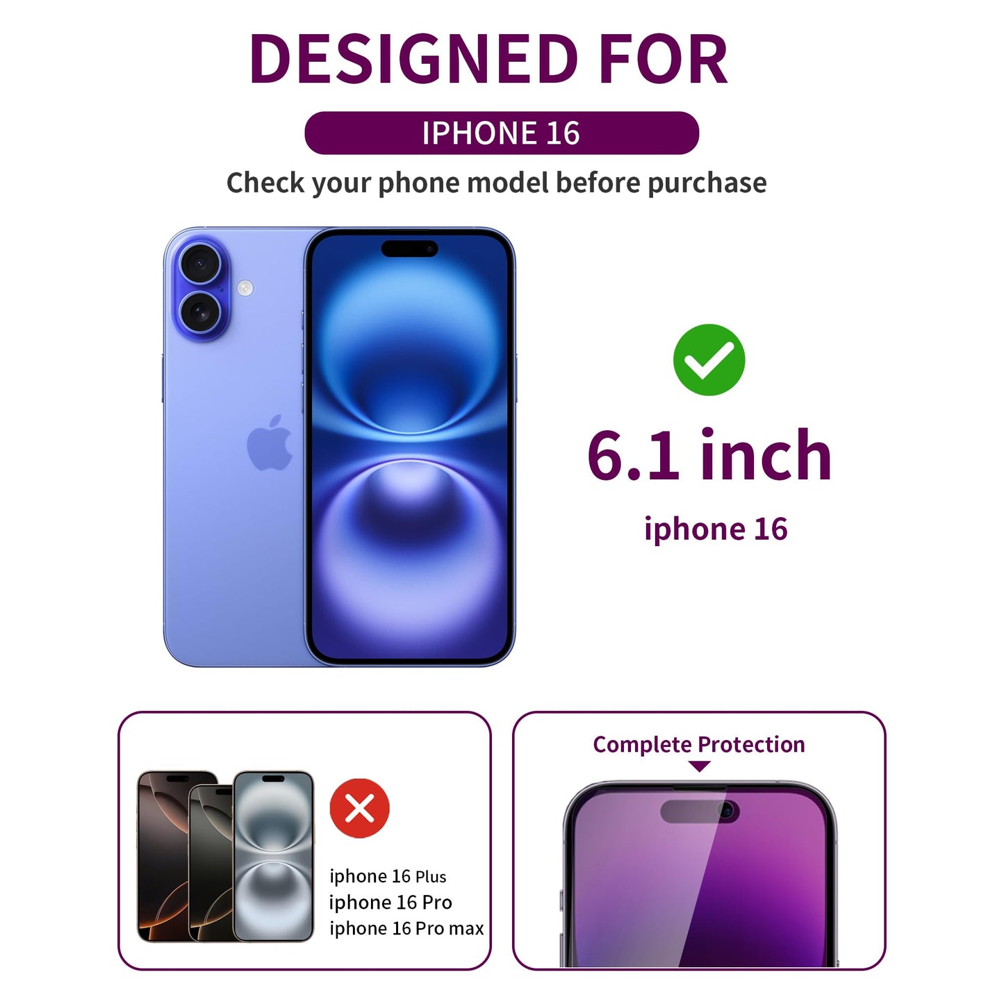 2 Pack Privacy Screen Protector for iPhone 17 Pro Max Tempered Glass 6.9'' Private Saver Anti-Spy Eye Protection Anti-Scratch Full Coverage No Bubble