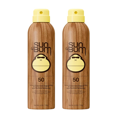 Sun Bum Original SPF 50 Broad Spectrum Sunscreen Body Spray - 6 oz (2-Pack)