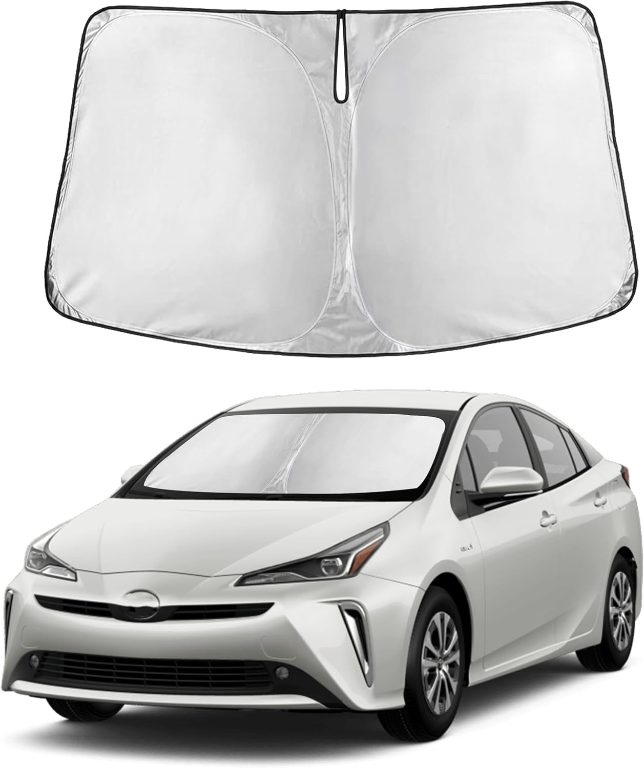 Autovir Windshield Sun Shade, 2017-2026 Tesla Model 3 & Y, 280T Visor Shade