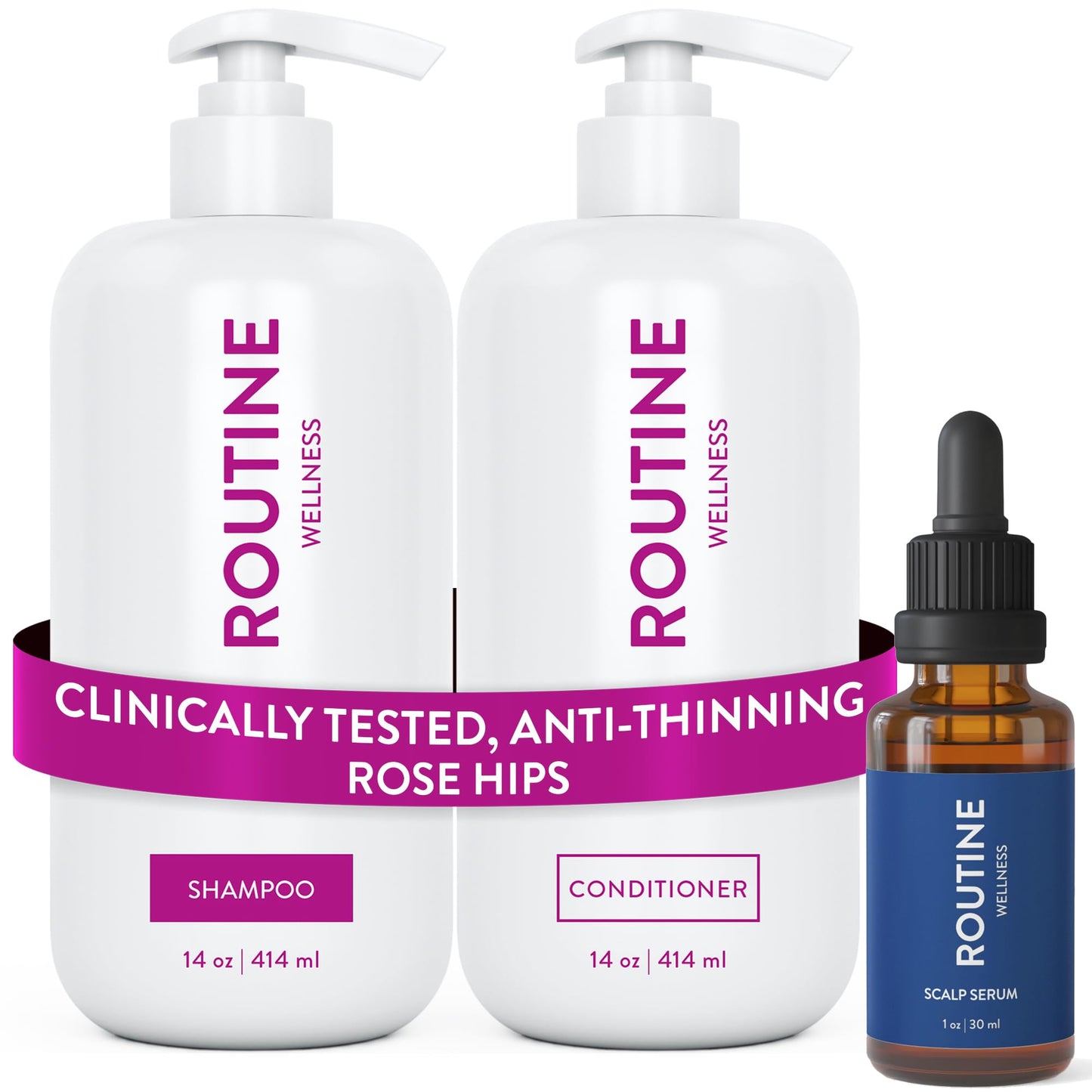 Routine Wellness Shampoo & Conditioner Set - Jasmine & Orange Blossom