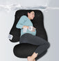 MOON PARK Pregnancy Pillows for Sleeping - U Shaped Full Body Maternity Pillow with Removable Cover - Support for Back, Legs, Belly, HIPS - 65 Inch - Aquamarine