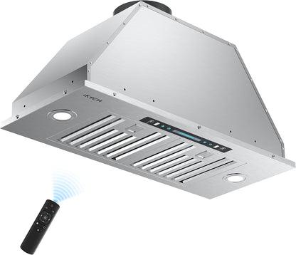 IKTCH 30 inch Insert Range Hood 900 CFM, Ducted/Ductless Vent Hood