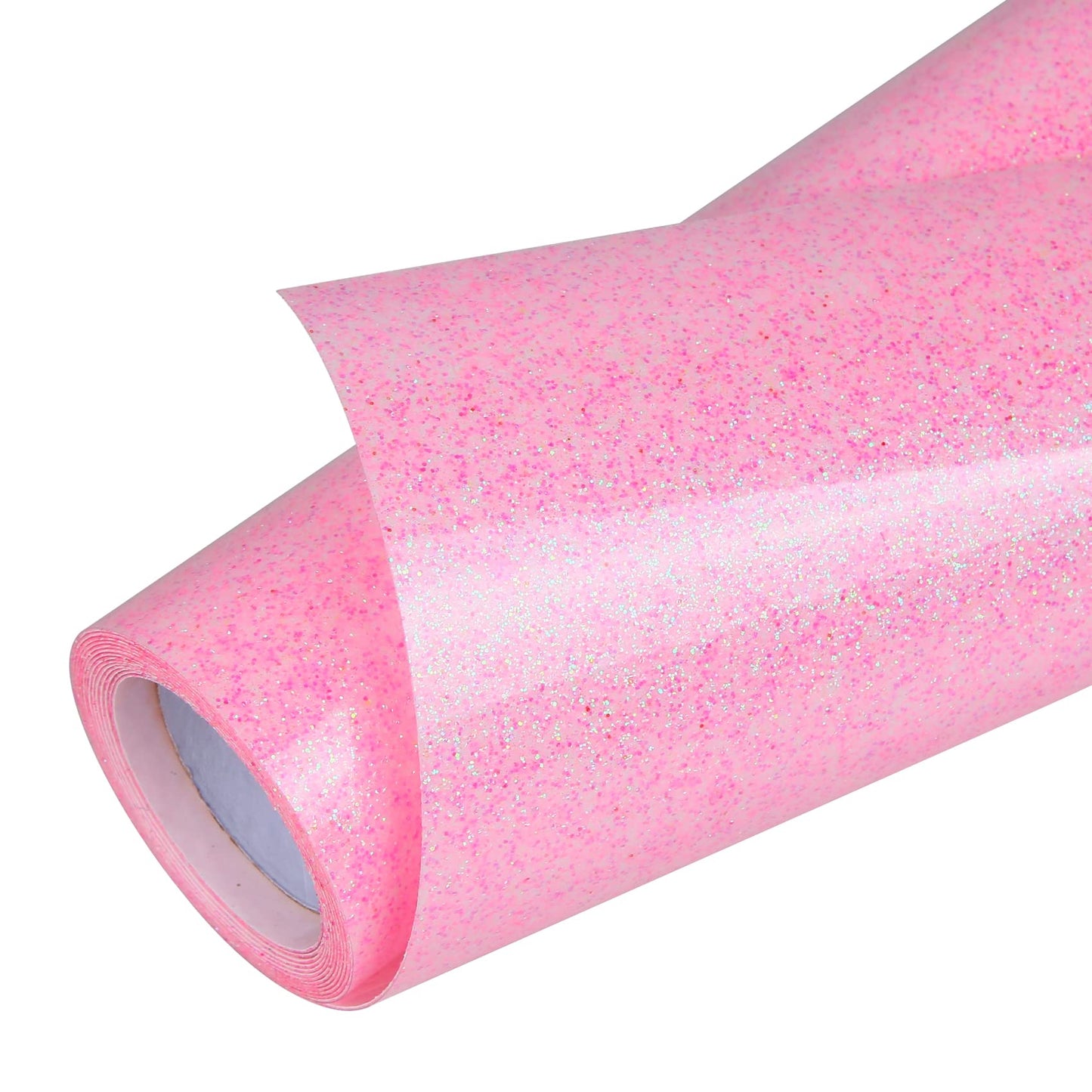 TORC Blush Glitter HTV Heat Transfer Vinyl Roll 12 inch x 5 ft Iron on Vinyl for T Shirts Crafts