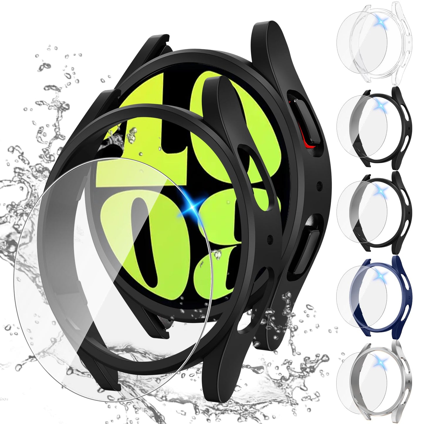Tensea 5+5PCS for Samsung Galaxy Watch Ultra 47mm Screen Protector Case