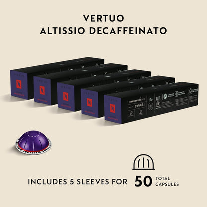Nespresso Vertuo, Melozio Decaffeinato, 30-Count Espresso Pods