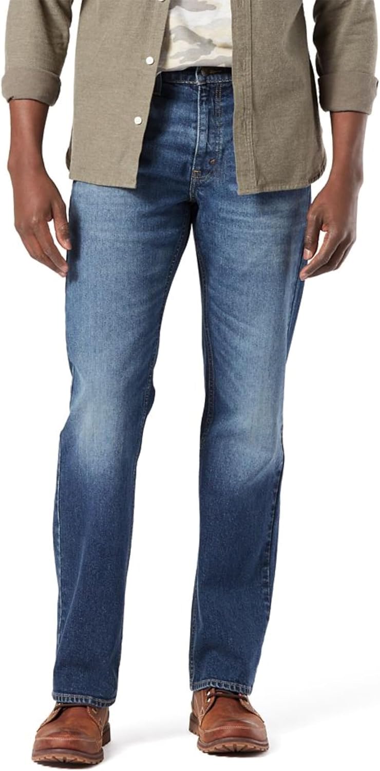 Levi Strauss Signature Gold Men's Relaxed Fit Flex Jeans