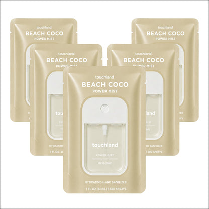 Touchland Top 5 Hydrating Hand Sanitizer Spray Set Travel Size